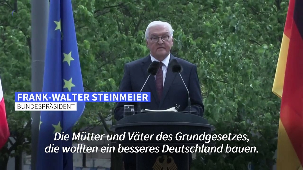 Steinmeier würdigt 'Mütter und Väter des Grundgesetzes'