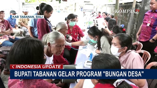 Program 'Bupati Ngantor di Desa', Bupati Tabanan Kunjungi Desa Bantiran di Bali