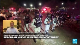Informe desde Ciudad de México: escenario se desplomó durante acto de campaña