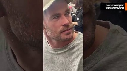 Chris Hemsworth esittelee muodonmuutostaan uuteen elokuvaan ja hämmästyttää faneja
