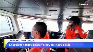 China Simulates Blockade of Taiwan in Large-Scale Military Drills