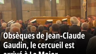 Obsèques de Jean-Claude Gaudin : le cercueil est arrivée à La Major
