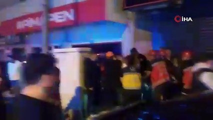 6 kişinin yaralandığı kaza anı kamerada