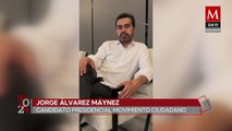 Jorge Álvarez Máynez da mensaje tras accidente en evento en San Pedro