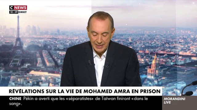 L'incroyable témoignage d'un ancien prisonnier, Kamel Madani dans Morandini Live : Comme Mohamed Amra, j'ai eu jusqu'à 10 portables, j'ai fait des visios, j'avais aussi une chicha...