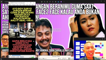 ROY SURTO AHLI IT ABAL-ABAL SESATKAN PUBLIK REKAYASA VIDEO CCTV TITO KARNAVIAN DAN KRISHNA MURTI