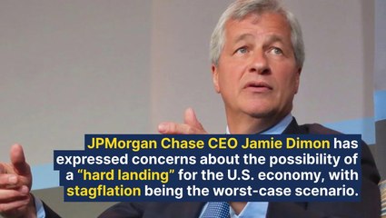 Jamie Dimon Warns Of Possible 'Hard Landing' For US Economy, Says Stagflation A Serious Threat