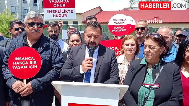 CHP, Büyük Emekli Mitingi İçin Basın Açıklaması Yaptı