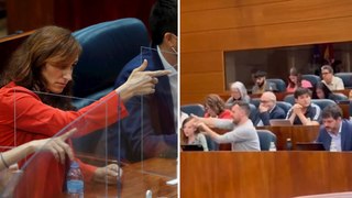 Un diputado de Más Madrid emula a Mónica García y 'saca la pistola' contra Ayuso