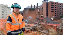 Ashley Tuck of Wessex Archaeology describes some of the latest finds of the excavations at Sheffield Castle