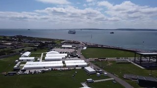 Preparations for Portsmouth's D-Day commemorations on Southsea Common continue