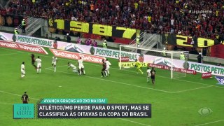Atlético-MG elimina Sport, mas Denílson elogia 'dedicado' Lucas Lima