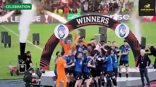 CELEBRATION Atalanta vs Leverkusen (3-0) Europa League FINAL 2024!