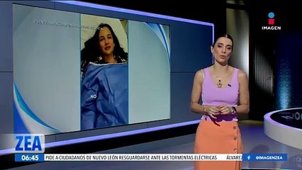 Natalia Jiménez desmiente haber sido hospitalizada de emergencia