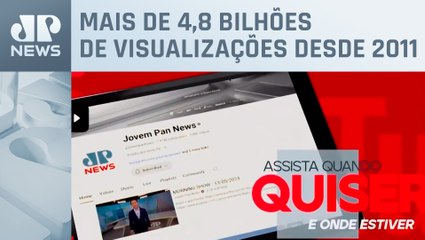 Télécharger la video: Canal Jovem Pan News chega a 8 milhões de inscritos no YouTube