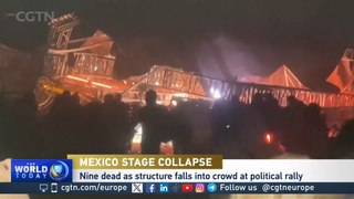 Child among nine dead after stage collapse at Mexico election rally