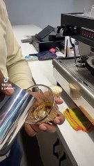 Amazing latte art trick