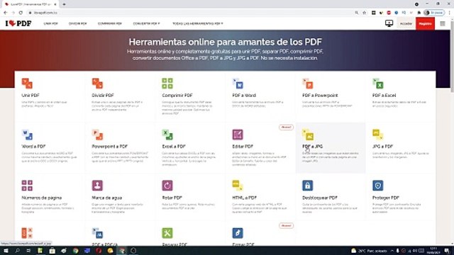 Como CONVERTIR PDF a JPG SIN PROGRAMAS y SIN PERDER CALIDAD FÁCIL y RÁPIDO