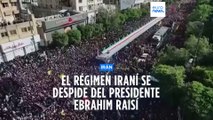 El régimen iraní se despide del presidente Raisí y advierte a quienes celebran su muerte