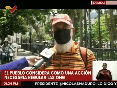Caraqueños opinan a favor de la ley que regula las ONG