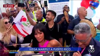 ¡Así fue la llegada de Maripily Rivera a su país Puerto Rico!