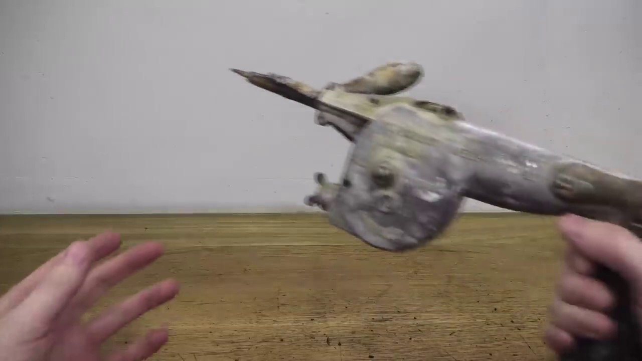 Antique Hand Cranked Hammer Drill - Restoration