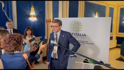 G7 Finanze, Giorgetti: economia "va benino, ma tanta incertezza"