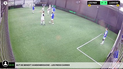 But de Benoit VANDENBROUCKE - LES PIEDS CARRES