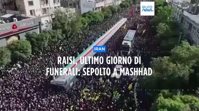 Iran, funerali Raisi: migliaia di persone per sepoltura a Mashhad, a Teheran vertice con le milizie