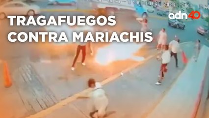 Tragafuegos Vs. Mariachis, ni Street Fighter tenía esos combates I Súbete al Mame