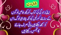 Aqwal e zareen in urdu | love qoutes |