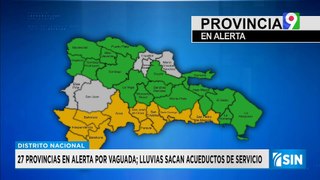 27 provincias en alerta debido a los aguaceros producto de una vaguada| Primera Emisión SIN
