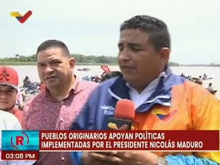 Delta Amacuro | Pueblos originarios se movilizan en rechazo a las sanciones contra Venezuela