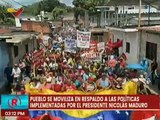 Trujillo | Habitantes del mcpio. Pampanito marchan en respaldo al Pdte. Nicolás Maduro