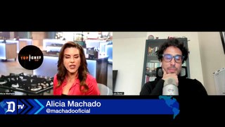 Entrevista con Alicia Machado y Victor Florencia en Top Chef VIP