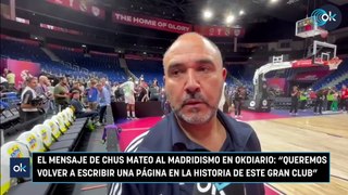 El mensaje de Chus Mateo al madridismo en OKDIARIO: “Queremos volver a escribir una página en la historia de este gran club”