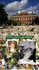 Princess Diana’s Last Words Revealed 🚨