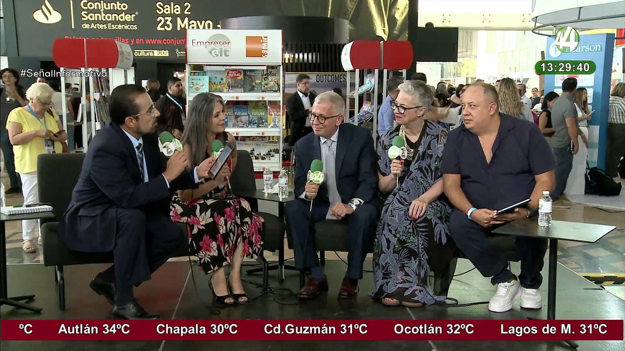 Jean-Luc Wollensack y Emma Stokes en la FIIDMX hablan de la importancia de aprender idiomas