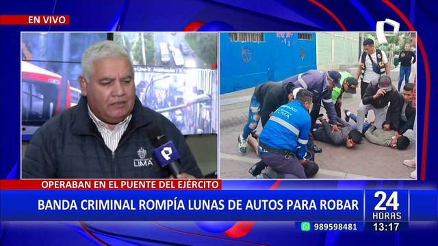 Rímac: Desarticulan banda criminal que robaba celulares en el puente del Ejército