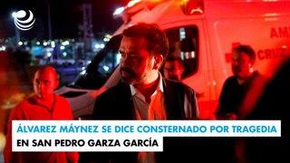 Álvarez Máynez se dice consternado por tragedia en San Pedro Garza García