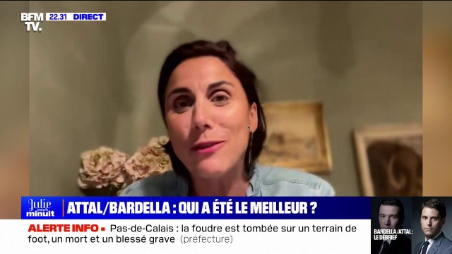 De toute évidence, je donne le point à Jordan Bardella réagit Laure Lavalette après le débat avec Gabriel Attal