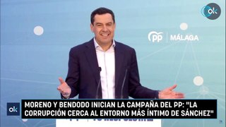 Moreno y Bendodo inician la campaña del PP: 