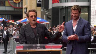 Robert Downey Jr. speech at the Chris Hemsworth Hollywood Walk of Fame star ceremony