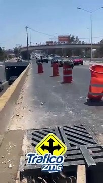 De esta forma se encuentra una alcantarilla en los carriles centrales de Periférico Norte, a la altura del retorno a Juan Palomar Arias, en dirección a la avenida Acueducto