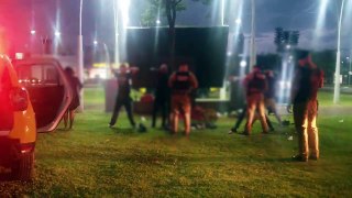 Polícia Militar promove ação para coibir ilegalidades na Praça da Bíblia