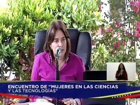 Vpdta. Sec. Gabriela Jiménez: El 42% de los proyectos científicos están en las universidades venezolanas