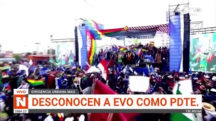 “Congreso del Alto es legal” y “Evistas dudan del TSE” (dos juntas)