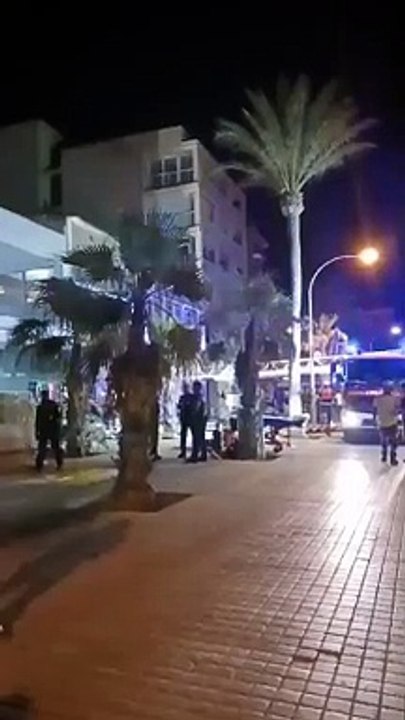 Al menos cuatro muertos y 27 heridos al hundirse un restaurante en Playa de Palma