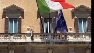 İtalya Meclis binasında Filistin bayrağı! 'Artık yeter'