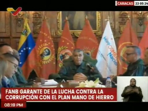 Vpdte. Sec. Padrino López lidera encuentro con representantes de la Operación Mano de Hierro
